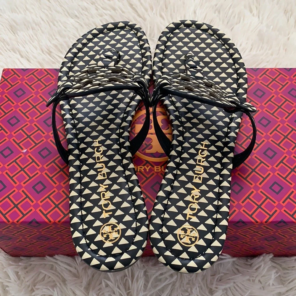 Tory Burch Miller sandals triangle geo sandal